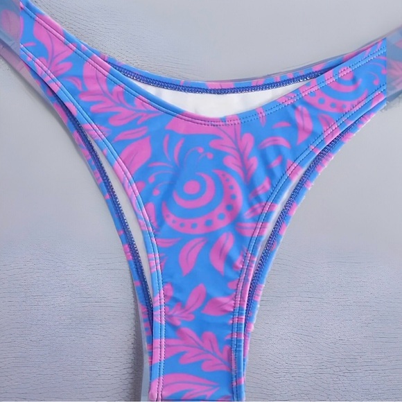 Set of Bikini floral style size Large New - Picture 3 of 5